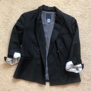 Black J. Crew super 120s blazer size 4